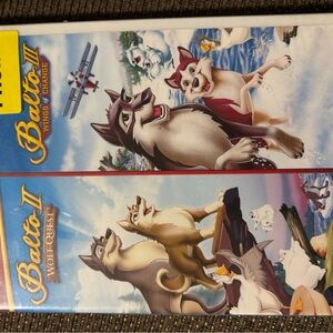 Balto II and Balto III Animated Film DVD - Blue and White Cover